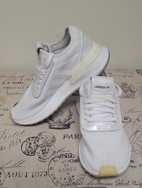 adidas White  Women's Athletic Sneakers